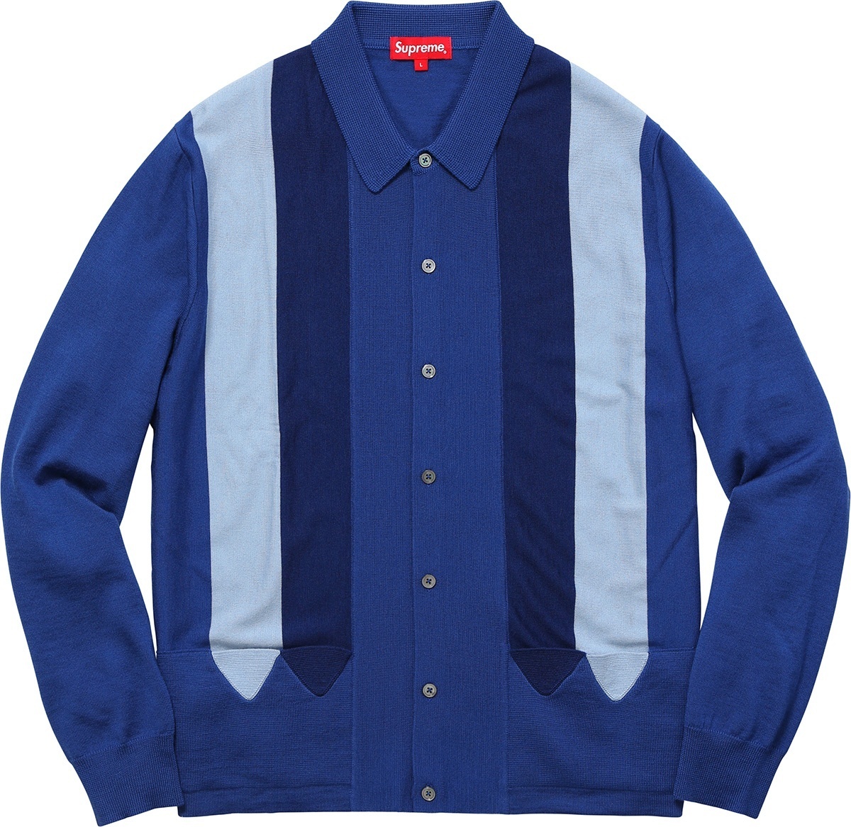 Arrows Striped Polo Sweater view 2